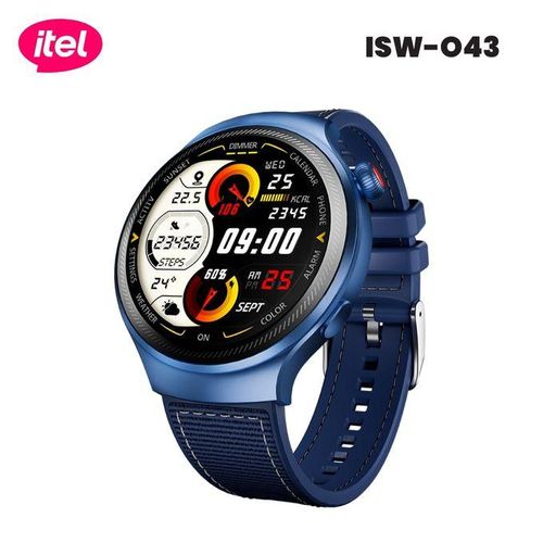 itel Edge R1 Pro Smart Watch ISW-043 1.43 Inch AMOLED Display Bluetooth Calling IP68 Waterproof Heart Rate SpO₂ Monitor 100+ Sports Modes Long Battery Life for Android & iOS