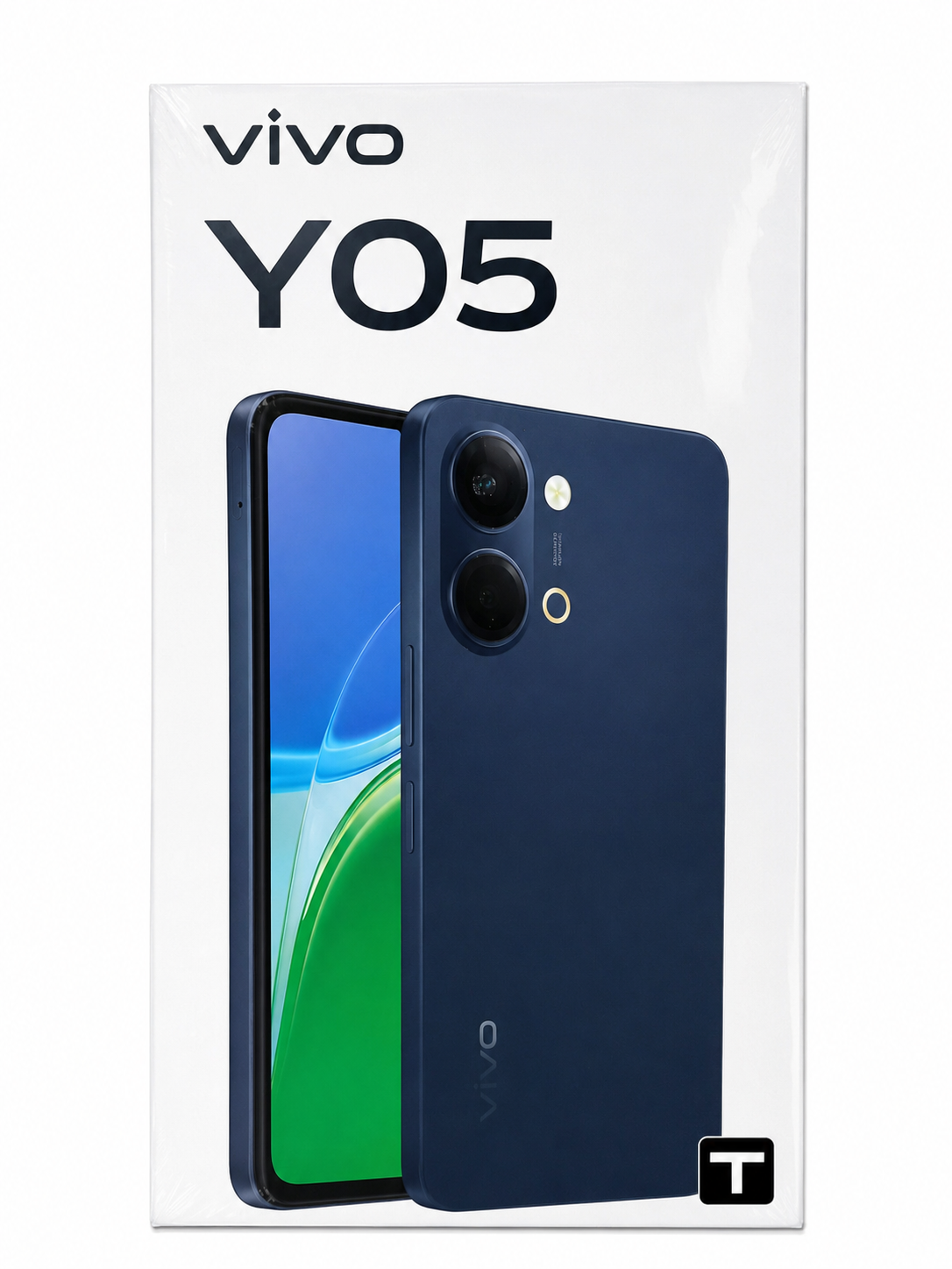 Vivo Y05 Smartphone 4GB RAM 64GB ROM, 6500mAh Battery, 6.74-inch 120Hz HD Display, Android 16, 8MP Camera, Side Fingerprint, Dual SIM, IP65 Water Resistant Mobile Phone